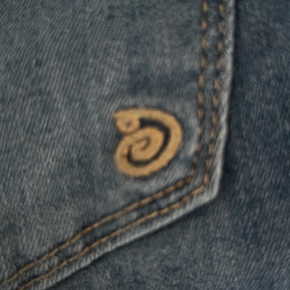 Indigo Rein Juniors High Rise Flare Leg Button Fly Denim Jeans - Sz 3 - Picture 6 of 6